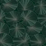 York Designer Series Layered Deep Green Lily Pads Wallpaper | Wallpaper Twins York Designer Series Layered Deep Green Lily Pads Wallpaper - SKU NT6111