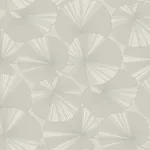 York Designer Series Layered Grey Lily Pads Wallpaper | Wallpaper Twins York Designer Series Layered Grey Lily Pads Wallpaper - SKU NT6114