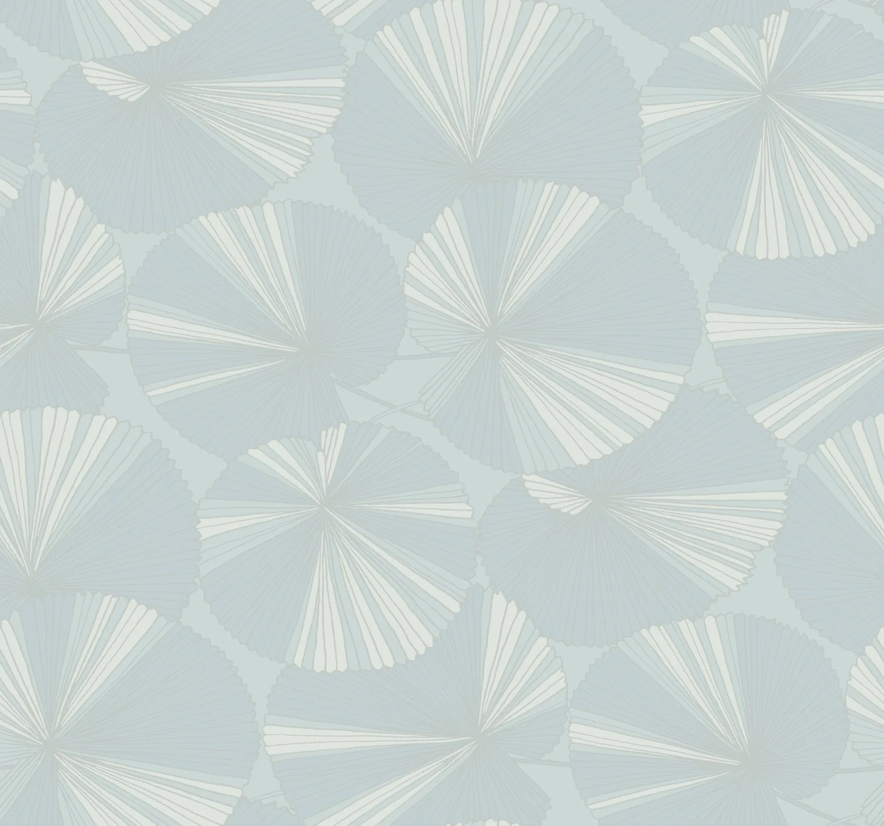 NT6116 | Layered Spa Lily Pads Wallpaper