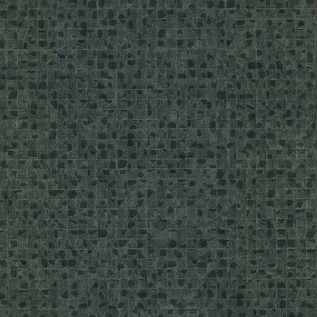 HO2116 | Leather Lux Dark Green Wallpaper