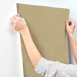 York Designer Series Linen Golden Wallpaper | Wallpaper Twins York Designer Series Linen Golden Wallpaper - SKU MI10593