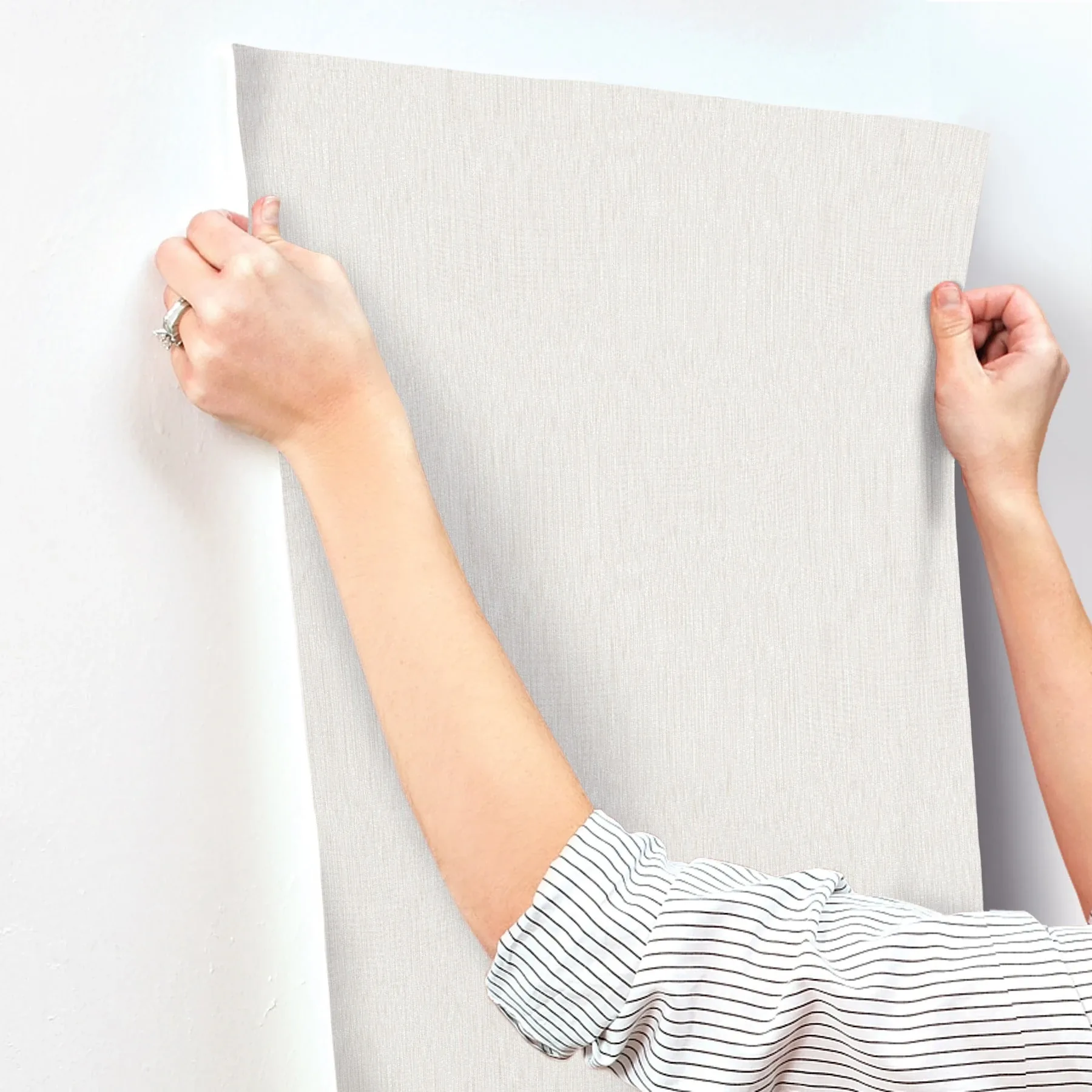 York Designer Series Linen Light Grey Wallpaper | Wallpaper Twins York Designer Series Linen Light Grey Wallpaper - SKU MI10594