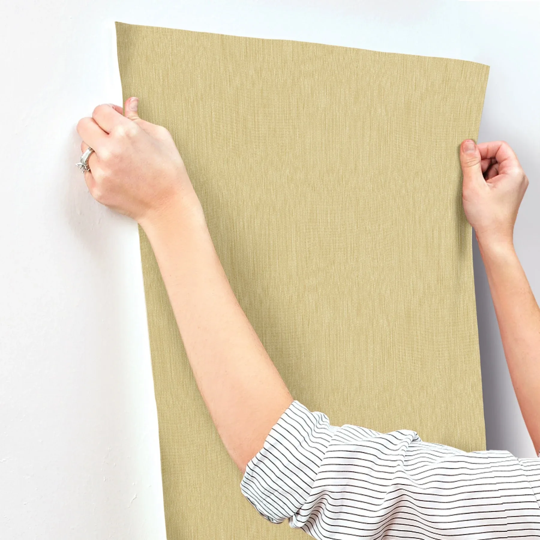 York Designer Series Linen Yellow Wallpaper | Wallpaper Twins York Designer Series Linen Yellow Wallpaper - SKU MI10592