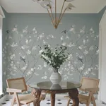 York Designer Series Lingering Garden Grey Wall Mural | Wallpaper Twins York Designer Series Lingering Garden Grey Wall Mural - SKU MU0313M