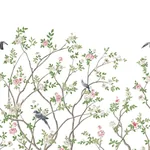 York Designer Series Lingering Garden White Wall Mural | Wallpaper Twins York Designer Series Lingering Garden White Wall Mural - SKU MU0317M