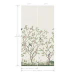 York Designer Series Lingering Garden White Wall Mural | Wallpaper Twins York Designer Series Lingering Garden White Wall Mural - SKU MU0317MSISAL