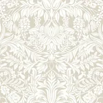 York Designer Series Lockwood Damask Beige Wallpaper - SKU AC9194