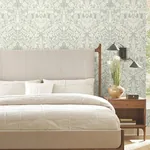 York Designer Series Lockwood Damask Grey Wallpaper | Wallpaper Twins York Designer Series Lockwood Damask Grey Wallpaper - SKU AC9195