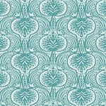 York Designer Series Lotus Palm Aqua Wallpaper - SKU HO2151