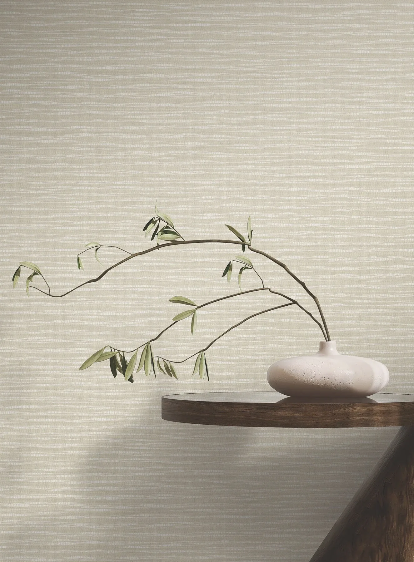 York Designer Series Lotus Weave Beige Wallpaper - SKU ZA8043