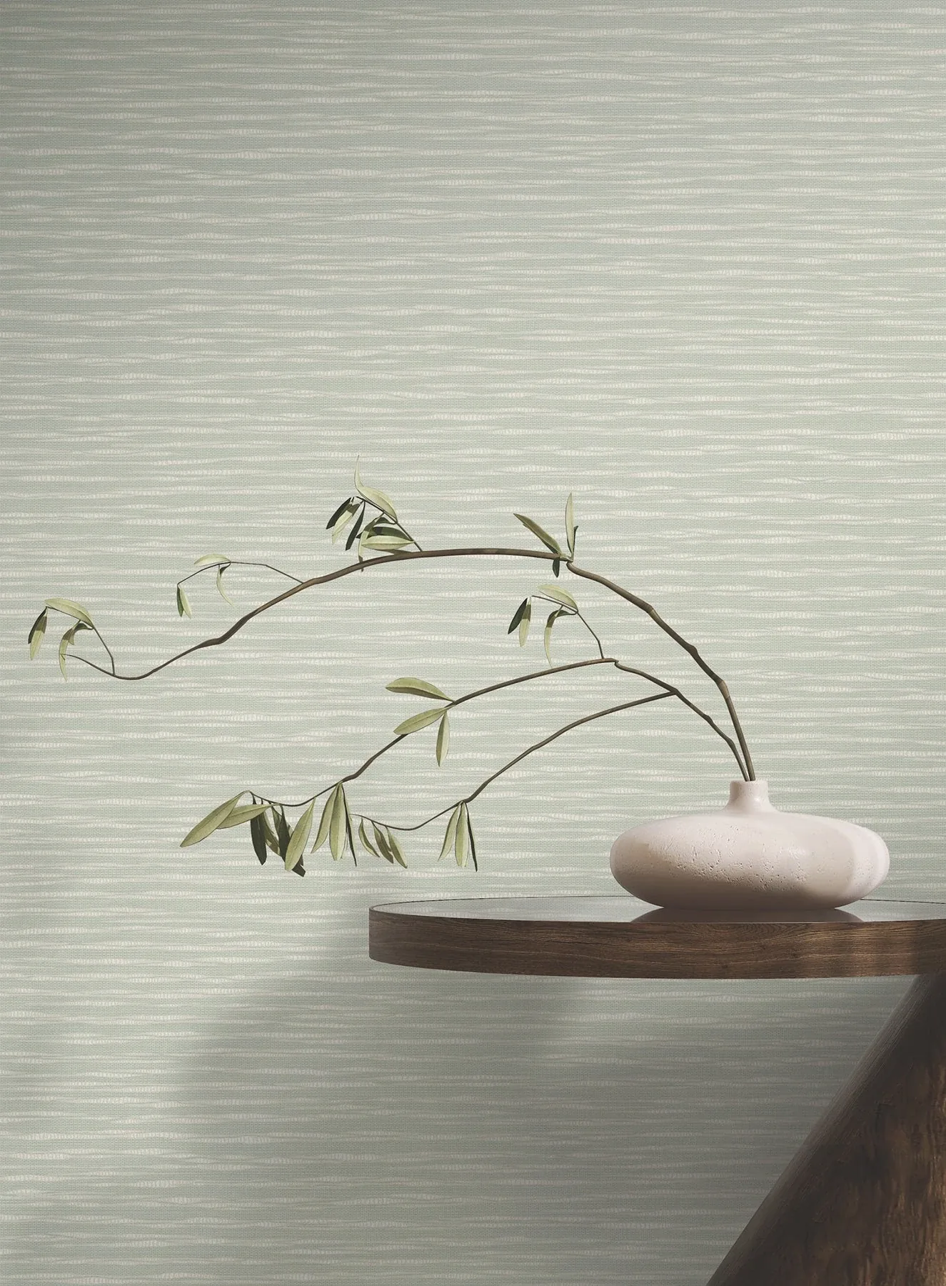 York Designer Series Lotus Weave Soft Sage Wallpaper - SKU ZA8044