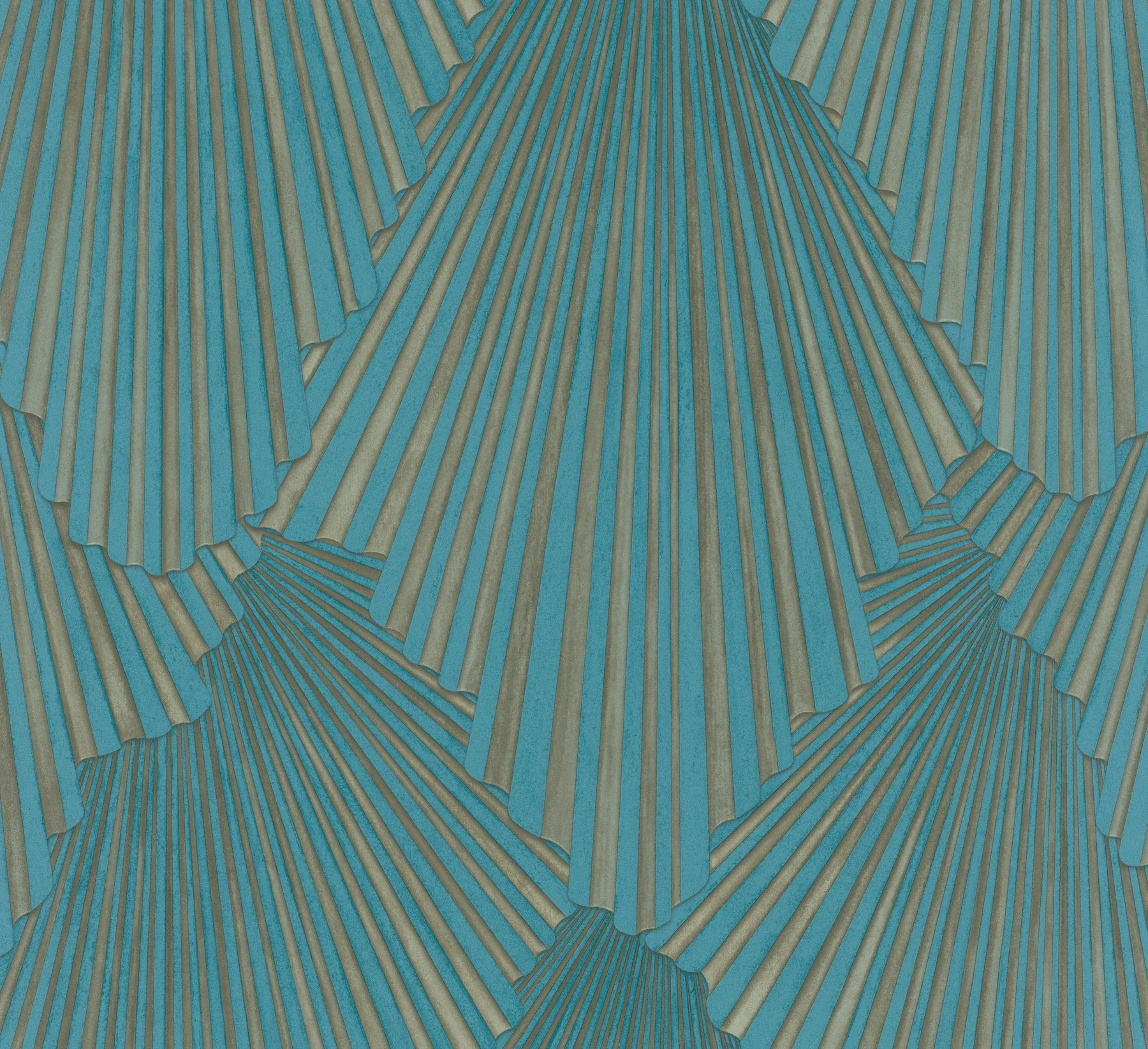 MA35850 | Lumiere Teal Deco Geo Wallpaper
