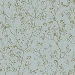 York Designer Series Luminous Branches Blue & Gold Wallpaper | Wallpaper Twins York Designer Series Luminous Branches Blue & Gold Wallpaper - SKU DD3813