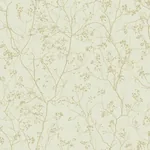 York Designer Series Luminous Branches Cream & Gold Wallpaper - SKU DD3812