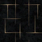 York Designer Series Malia Gold & Black Wallpaper - SKU ZA8054