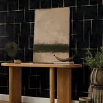 York Designer Series Malia Gold & Black Wallpaper - SKU ZA8054