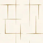 York Designer Series Malia Gold & White Wallpaper - SKU ZA8053