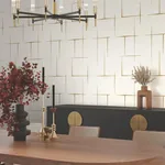 York Designer Series Malia Gold & White Wallpaper - SKU ZA8053
