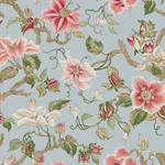 York Designer Series Marguerite Vine Blue Wallpaper - SKU GT4512
