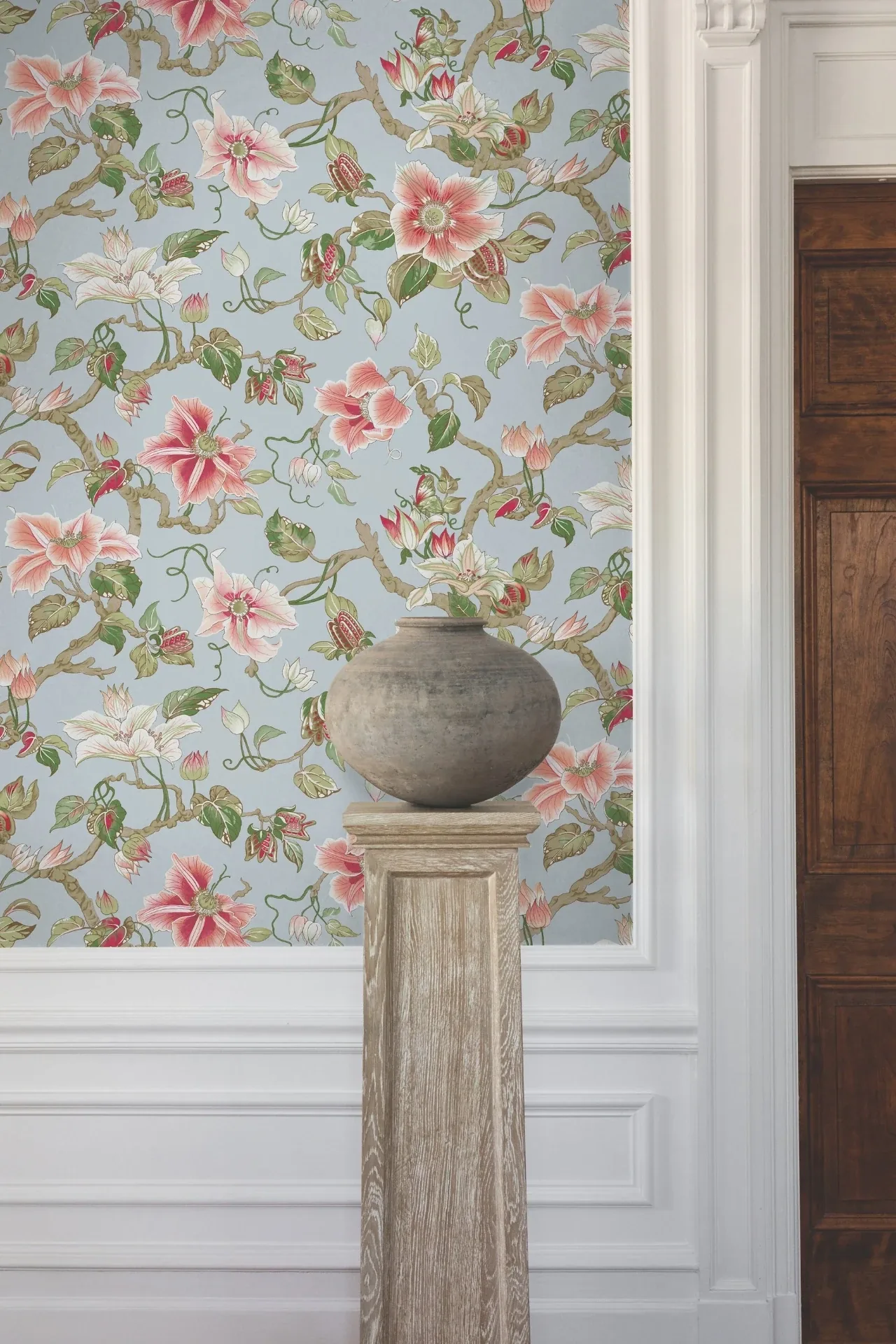 York Designer Series Marguerite Vine Blue Wallpaper - SKU GT4512