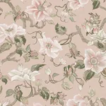 York Designer Series Marguerite Vine Blush Wallpaper - SKU GT4511