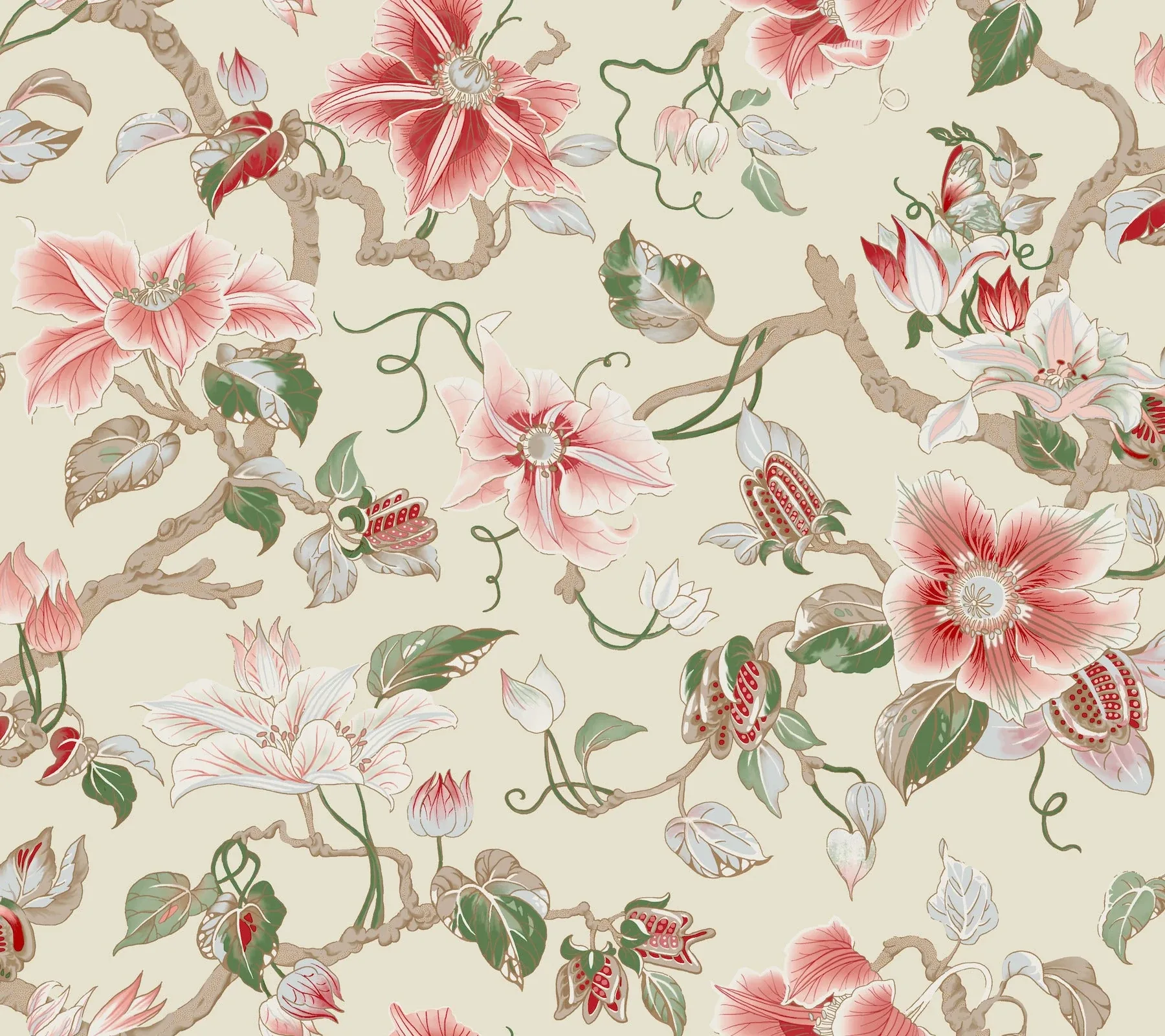 GT4513 | Marguerite Vine Cream Wallpaper