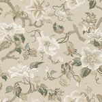 York Designer Series Marguerite Vine Taupe Wallpaper - SKU GT4516