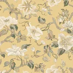 York Designer Series Marguerite Vine Yellow Wallpaper - SKU GT4515