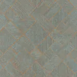 York Designer Series Marquetry Teal Tile Wallpaper - SKU MA35512