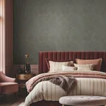 York Designer Series Marquetry Teal Tile Wallpaper - SKU MA35512