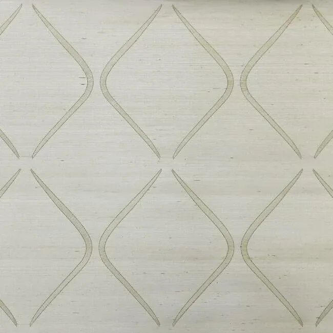 York Designer Series Marquise White Wallpaper - SKU DL2902