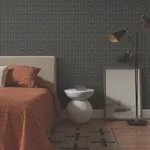 York Designer Series Martigue Stripe Black Wallpaper - SKU LM5382