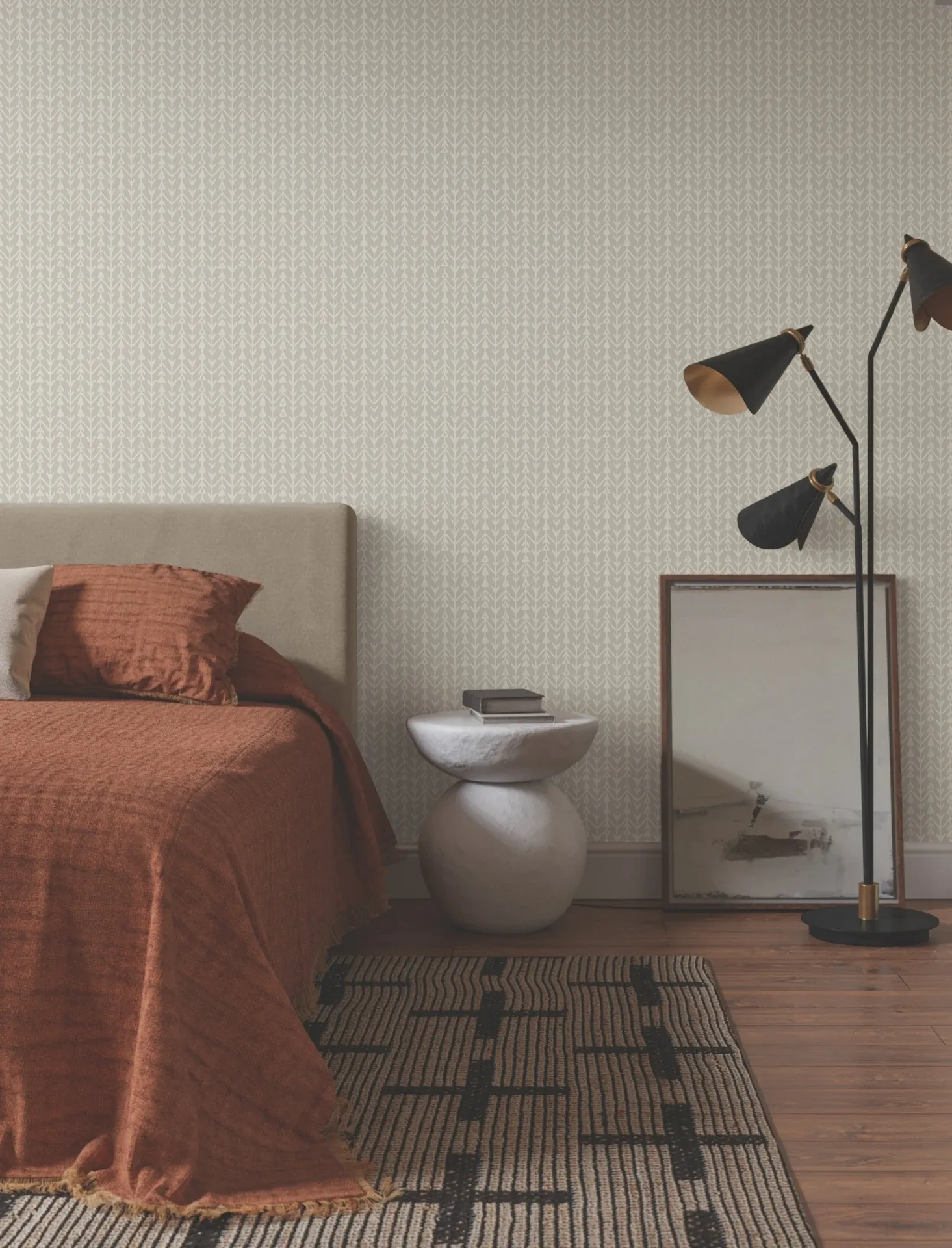 York Designer Series Martigue Stripe Grey Wallpaper - SKU LM5384