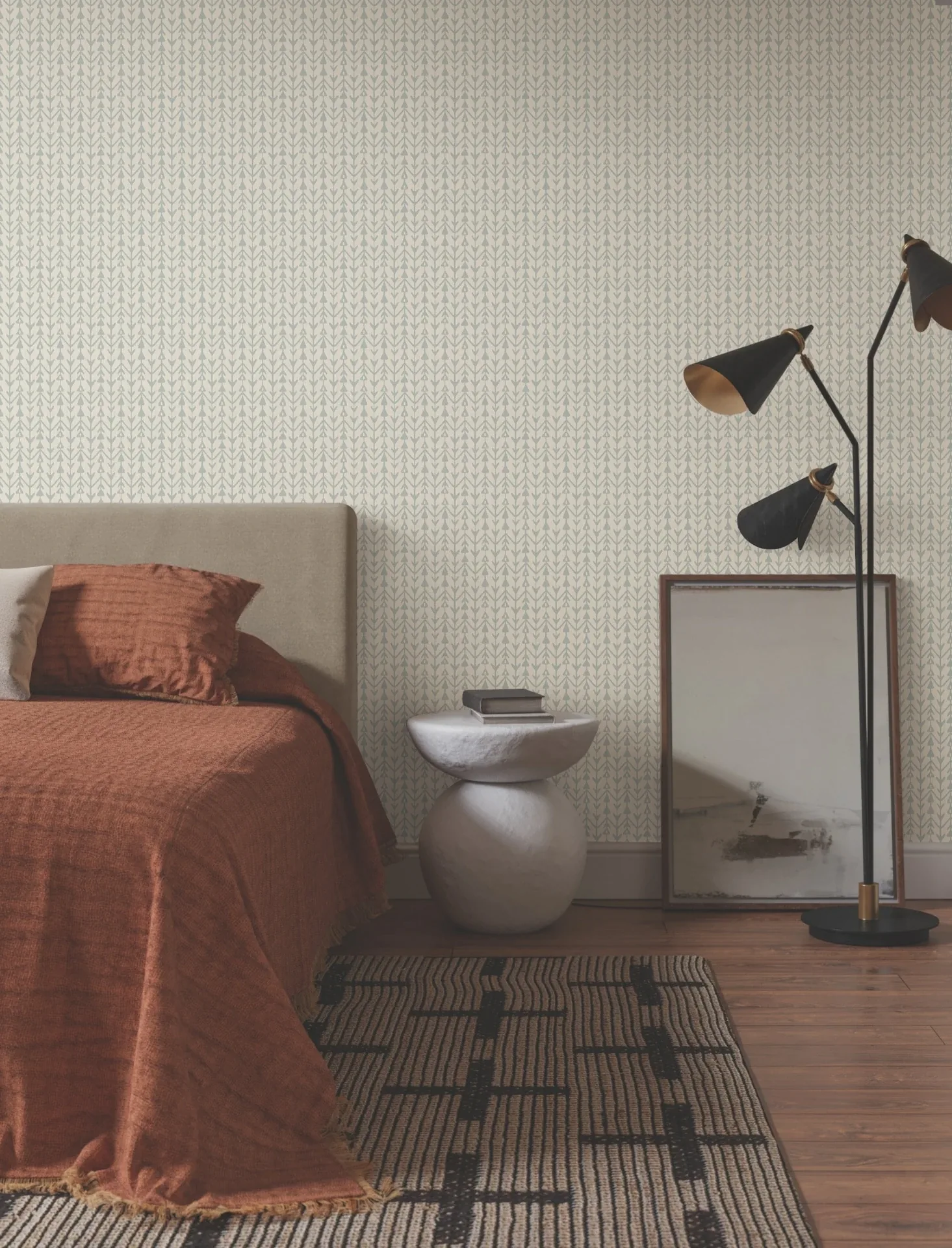 York Designer Series Martigue Stripe Sage Wallpaper - SKU LM5383