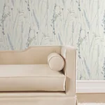 York Designer Series Meadow Splendor Blue Botanical Wallpaper - SKU LL3242
