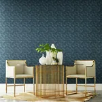 York Designer Series Mermaid Scales Blue Wallpaper - SKU Y6230205