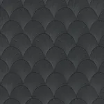 York Designer Series Metallic Black Scallop Wallpaper - SKU NT6105