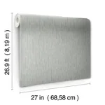 York Designer Series Metallic Cascade Spa & Silver Wallpaper - SKU MD7154
