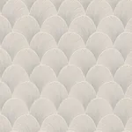 York Designer Series Metallic Cream Scallop Wallpaper - SKU NT6104