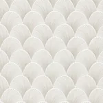York Designer Series Metallic White Gold Scallop Wallpaper - SKU NT6109