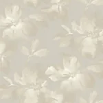 York Designer Series Midnight Blooms Neutral Peel & Stick Wallpaper - SKU PSW1414RL