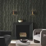 York Designer Series Mineral Shimmer Black & Gold Wallpaper - SKU DF3326
