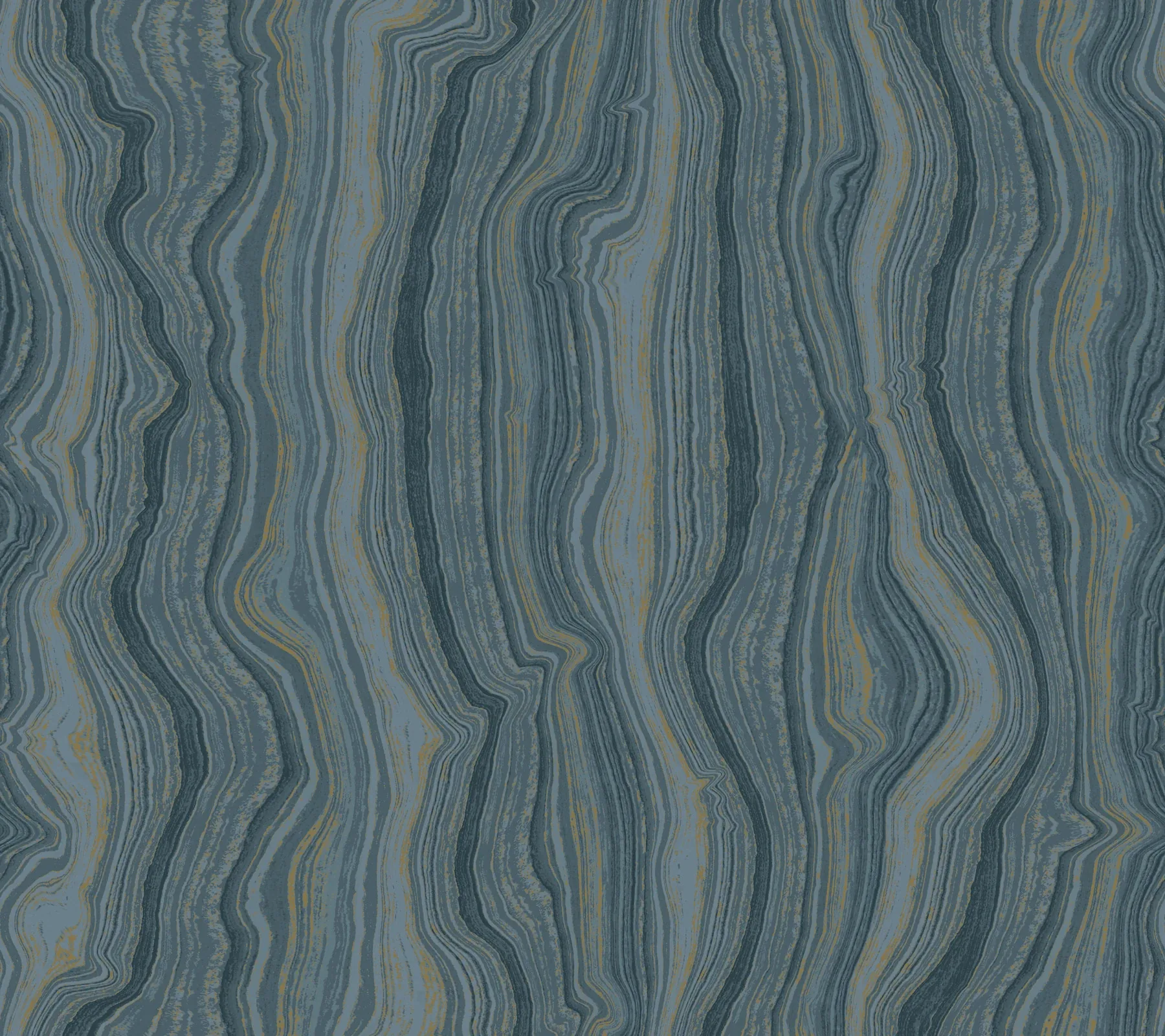 DF3321 | Mineral Shimmer Denim & Gold Wallpaper