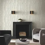 York Designer Series Mineral Shimmer Gray & Pearl Wallpaper - SKU DF3323
