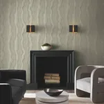 York Designer Series Mineral Shimmer Taupe & Pearl Wallpaper - SKU DF3325