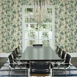 York Designer Series Mirage Off White & Dark Blue Wallpaper - SKU CZ2465