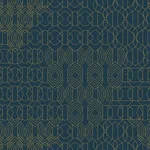 York Designer Series Modern Chandelier Blue Wallpaper - SKU BO6673