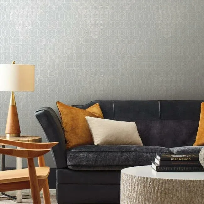 York Designer Series Modern Chandelier Cream Wallpaper - SKU BO6672