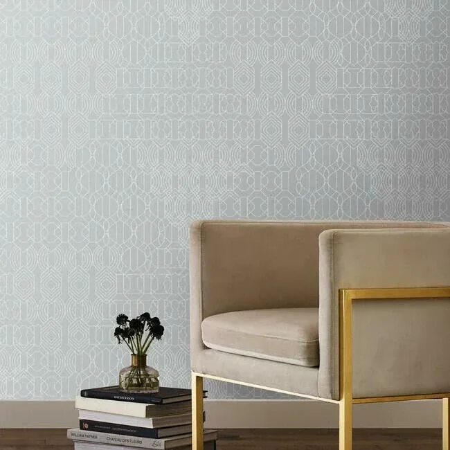 York Designer Series Modern Chandelier Cream Wallpaper - SKU BO6672