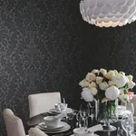 York Designer Series Modern Romance Black Wallpaper - SKU DT5044